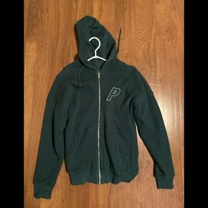 Palace waffle green hoodie